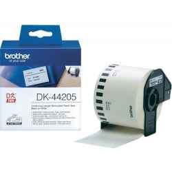 Brother DK44205 DK-44205 - 62mm x 30.48m - Continuous Length - White Removable Paper Tape