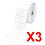 3 x Genuine Brother RD-S05C1 Label Roll - 51mm x 25mm - 1500 Labels (3 rolls per Box)