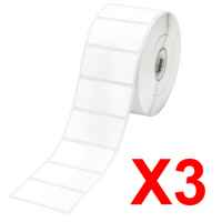 3 x Genuine Brother RD-S05C1 Label Roll - 51mm x 25mm - 1500 Labels (3 rolls per Box)