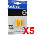 5 x Genuine Brother TC-9 Tape Cutter