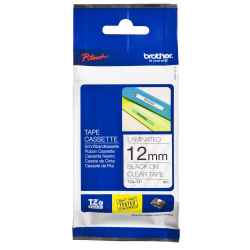 Brother P-Touch TZ131 TZe-131 12mm Black on Clear Laminated Tape