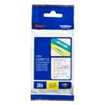 1 x Genuine Brother TZe-135 12mm White on Clear Laminated Tape 8 metres