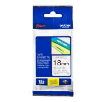 1 x Genuine Brother TZe-141 18mm Black on Clear Laminated Tape 8 metres