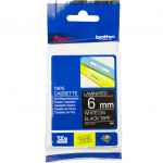 1 x Genuine Brother TZe-315 6mm White on Black Laminated Tape 8 metres