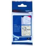 1 x Genuine Brother TZe-FA53 12mm Blue on Light Blue Fabric Tape Non Laminated Tape 3 metres