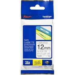 Brother P-Touch TZM31 TZe-M31 12mm Black on Clear matt Laminated Tape