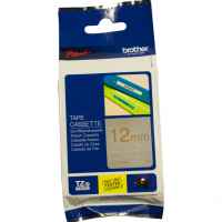 1 x Genuine Brother TZe-MQ934 12mm Gold on Satin Silver Laminated Deco Tape 5 metres