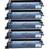 5 x Compatible Brother TN-258XLBK Black Toner Cartridge High Yield