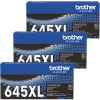 3 x Genuine Brother TN-645XLBK Black Toner Cartridge High Yield 3 x Genuine Brother TN-645XLBK Black Toner Cartridge High Yield