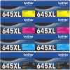 2 Lots of 4 Pack Genuine Brother TN-645XL Toner Cartridge Set High Yield 2 Lots of 4 Pack Genuine Brother TN-645XL Toner Cartridge Set High Yield