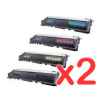 2 Lots of 4 Pack Compatible Brother TN-240 Toner Cartridge Set