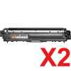 2 x Compatible Brother TN-251BK Black Toner Cartridge