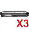 3 x Compatible Brother TN-251BK Black Toner Cartridge