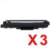 3 x Compatible Brother TN-253BK Black Toner Cartridge