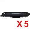 5 x Compatible Brother TN-253BK Black Toner Cartridge