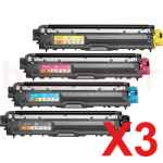 3 Lots of 4 Pack Compatible Brother TN-251 & TN-255 Toner Cartridge Set