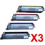 3 Lots of 4 Pack Compatible Brother TN-258XL Toner Cartridge Set High Yield