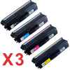 3 Lots of 4 Pack Compatible Brother TN-443 Toner Cartridge Set High Yield