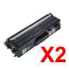 2 x Compatible Brother TN-446BK Black Toner Cartridge Super High Yield
