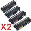 2 Lots of 4 Pack Compatible Brother TN-446 Toner Cartridge Set Super High Yield