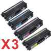 3 Lots of 4 Pack Compatible Brother TN-446 Toner Cartridge Set Super High Yield