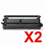 2 x Compatible Brother TN-645XLBK Black Toner Cartridge High Yield