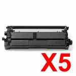 5 x Compatible Brother TN-645XLBK Black Toner Cartridge High Yield