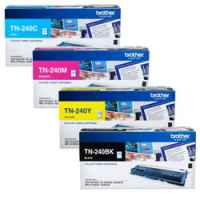 4 Pack Genuine Brother TN-240 Toner Cartridge Set