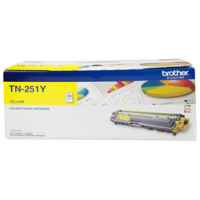 1 x Genuine Brother TN-251Y Yellow Toner Cartridge