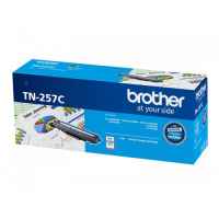 1 x Genuine Brother TN-257C Cyan Toner Cartridge