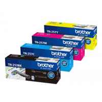 4 Pack Genuine Brother TN-253 & TN-257 Toner Cartridge Set