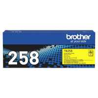 1 x Genuine Brother TN-258Y Yellow Toner Cartridge