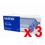 3 x Genuine Brother TN-3185 Toner Cartridge High Yield