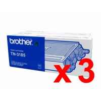 3 x Genuine Brother TN-3185 Toner Cartridge High Yield