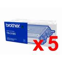 5 x Genuine Brother TN-3185 Toner Cartridge High Yield