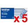5 x Genuine Brother TN-3290 Toner Cartridge High Yield