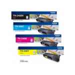 4 Pack Genuine Brother TN-346 Toner Cartridge Set High Yield