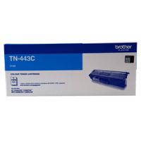 1 x Genuine Brother TN-443C Cyan Toner Cartridge High Yield