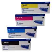 4 Pack Genuine Brother TN-443 Toner Cartridge Set High Yield