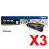 3 x Genuine Brother TN-446BK Black Toner Cartridge Super High Yield