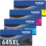 4 Pack Genuine Brother TN-645XL Toner Cartridge Set High Yield