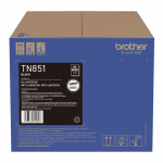 1 x Genuine Brother TN-851BK Black Toner Cartridge