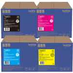 4 Pack Genuine Brother TN-851 Toner Cartridge Set