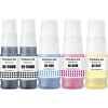 5 Pack Compatible Canon GI-55 GI55 Ink Bottle Set (2BK,1C,1M,1Y)