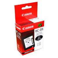 1 x Genuine Canon BC-03 Black Ink Cartridge