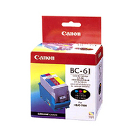 1 x Genuine Canon BC-61 Colour Printhead