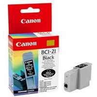 1 x Genuine Canon BCI-21BK Black Ink Cartridge