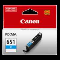 1 x Genuine Canon CLI-651C Cyan Ink Cartridge