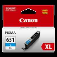1 x Genuine Canon CLI-651XLC Cyan Ink Cartridge High Yield