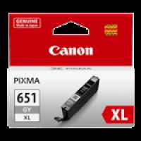 1 x Genuine Canon CLI-651XLGY Grey Ink Cartridge High Yield